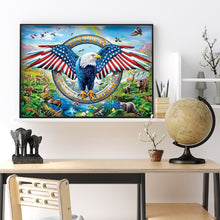 Load image into Gallery viewer, United States Eagle 40x30cm(canvas) full round drill diamond painting
