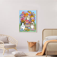 Load image into Gallery viewer, Rabbit Animals 30x40cm(canvas) full round drill diamond painting
