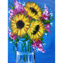 Load image into Gallery viewer, Sunflower 30x40cm(canvas) full round drill diamond painting
