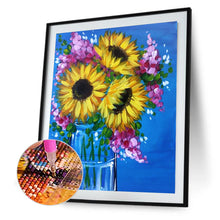 Load image into Gallery viewer, Sunflower 30x40cm(canvas) full round drill diamond painting
