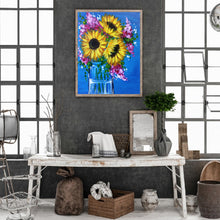 Load image into Gallery viewer, Sunflower 30x40cm(canvas) full round drill diamond painting
