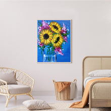 Load image into Gallery viewer, Sunflower 30x40cm(canvas) full round drill diamond painting
