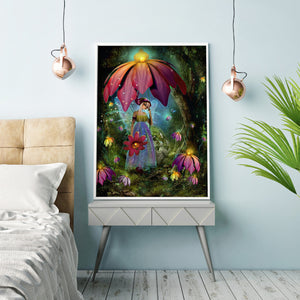 Fairy Princess 30x40cm(canvas) full round drill diamond painting