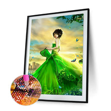 Load image into Gallery viewer, Fairy Princess 30x40cm(canvas) full round drill diamond painting
