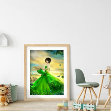 Load image into Gallery viewer, Fairy Princess 30x40cm(canvas) full round drill diamond painting
