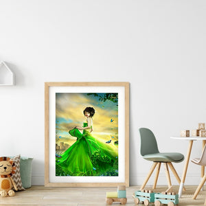 Fairy Princess 30x40cm(canvas) full round drill diamond painting