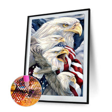 Load image into Gallery viewer, Usa Eagle 30x40cm(canvas) full round drill diamond painting
