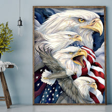 Load image into Gallery viewer, Usa Eagle 30x40cm(canvas) full round drill diamond painting
