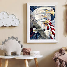 Load image into Gallery viewer, Usa Eagle 30x40cm(canvas) full round drill diamond painting
