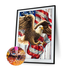 Load image into Gallery viewer, Usa Eagle 30x40cm(canvas) full round drill diamond painting
