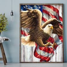 Load image into Gallery viewer, Usa Eagle 30x40cm(canvas) full round drill diamond painting
