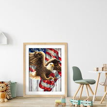 Load image into Gallery viewer, Usa Eagle 30x40cm(canvas) full round drill diamond painting
