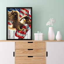 Load image into Gallery viewer, Usa Eagle 30x40cm(canvas) full round drill diamond painting
