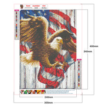 Load image into Gallery viewer, Usa Eagle 30x40cm(canvas) full round drill diamond painting
