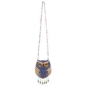 DIY Owl Pendants Acrylic Diamond Ornament Party Clothing Wedding Decor (B)