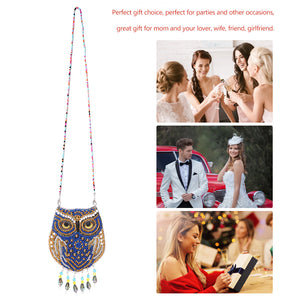 DIY Owl Pendants Acrylic Diamond Ornament Party Clothing Wedding Decor (B)