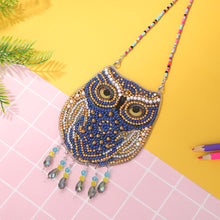 Load image into Gallery viewer, DIY Owl Pendants Acrylic Diamond Ornament Party Clothing Wedding Decor (B)
