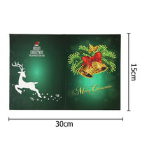 Load image into Gallery viewer, DIY Special Shaped Drill Diamond Painting 3D Christmas Card Rhinestone Kits
