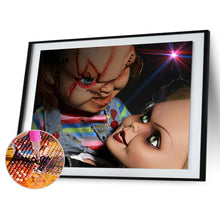 Load image into Gallery viewer, Horror Killer Kid 40x30cm(canvas) full round drill diamond painting
