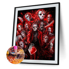 Load image into Gallery viewer, Horror Movie 40x50cm(canvas) full round drill diamond painting
