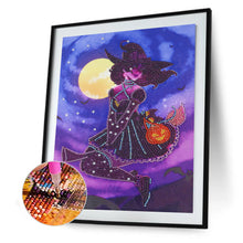 Load image into Gallery viewer, Halloween 30x40cm(canvas) partial special shaped drill diamond painting
