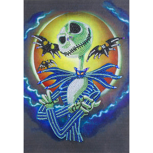 Halloween 30x40cm(canvas) partial special shaped drill diamond painting