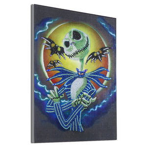 Halloween 30x40cm(canvas) partial special shaped drill diamond painting