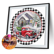 Load image into Gallery viewer, Christmas Wreath 40x40cm(canvas) full round drill diamond painting
