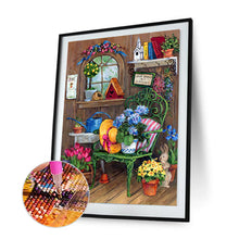 Load image into Gallery viewer, Flower Plant 40x50cm(canvas) full round drill diamond painting
