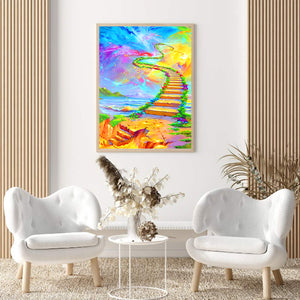 Sky Road 40x50cm(canvas) full round drill diamond painting