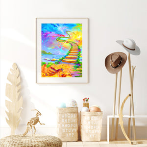 Sky Road 40x50cm(canvas) full round drill diamond painting