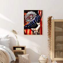 Load image into Gallery viewer, Flag &amp; Eagle 35x50cm(canvas) full round drill diamond painting
