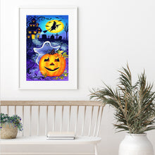 Load image into Gallery viewer, Pumpkin Ghost 30x50cm(canvas) full round drill diamond painting
