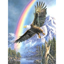 Load image into Gallery viewer, Eagle 40x50cm(canvas) full round drill diamond painting
