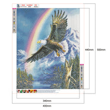 Load image into Gallery viewer, Eagle 40x50cm(canvas) full round drill diamond painting
