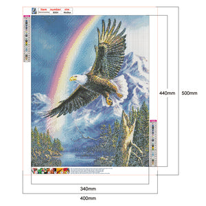 Eagle 40x50cm(canvas) full round drill diamond painting