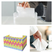 Load image into Gallery viewer, 5D DIY Diamond Painting Square Tissue Box Kit Handmade Tissue Dispenser (B)
