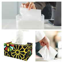 Load image into Gallery viewer, 5D DIY Diamond Painting Square Tissue Box Kit Handmade Tissue Dispenser (C)

