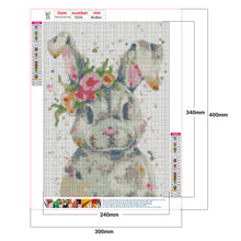 Load image into Gallery viewer, Rabbit 30x40cm(canvas) full square drill diamond painting
