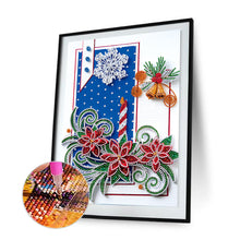Load image into Gallery viewer, Paper Quilling Flower 30x40cm(canvas) partial special shaped drill diamond painting
