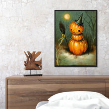 Load image into Gallery viewer, Pumpkin Man 40x50cm(canvas) full round drill diamond painting
