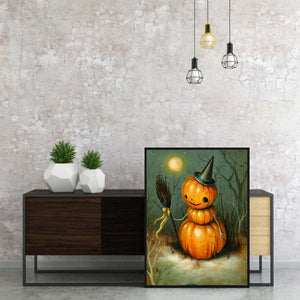 Pumpkin Man 40x50cm(canvas) full round drill diamond painting