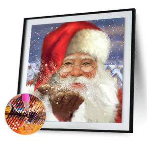 Santa Claus 30x30cm(canvas) full round drill diamond painting
