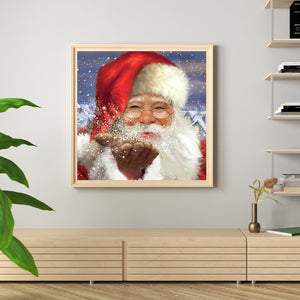 Santa Claus 30x30cm(canvas) full round drill diamond painting