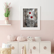 Load image into Gallery viewer, White Flowers Blooming 30x40cm(canvas) full round drill diamond painting
