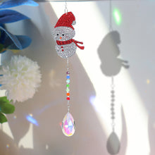 Load image into Gallery viewer, DIY Diamond Painting Christmas Snowman Crystal Light Catcher Charm (AA882)
