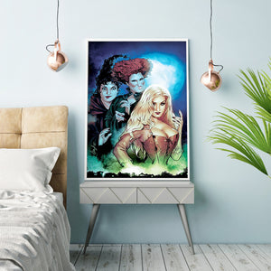 Witches 30x40cm(canvas) full round drill diamond painting