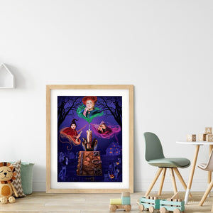 Witches 30x40cm(canvas) full round drill diamond painting