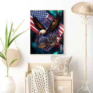 American Eagle 30x40cm(canvas) full round drill diamond painting