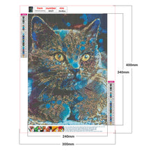 Load image into Gallery viewer, Cat 30x40cm(canvas) full round drill diamond painting
